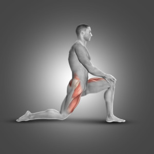 לאנג' / מכרע - תרגיל המשפיע על שרירי הרגליים, האגן והגב
